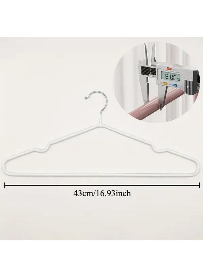 9 Pcs Obsidian Black Heavy Duty Metal Hangers 17 Inch Non Slip Rust Resistant - Image 4